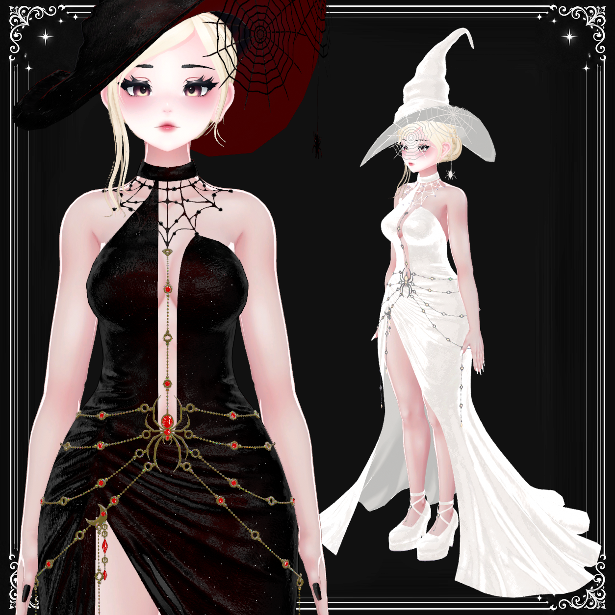 Blood Moon Widow Outfit Set for EGIRL Body | duchess.rh