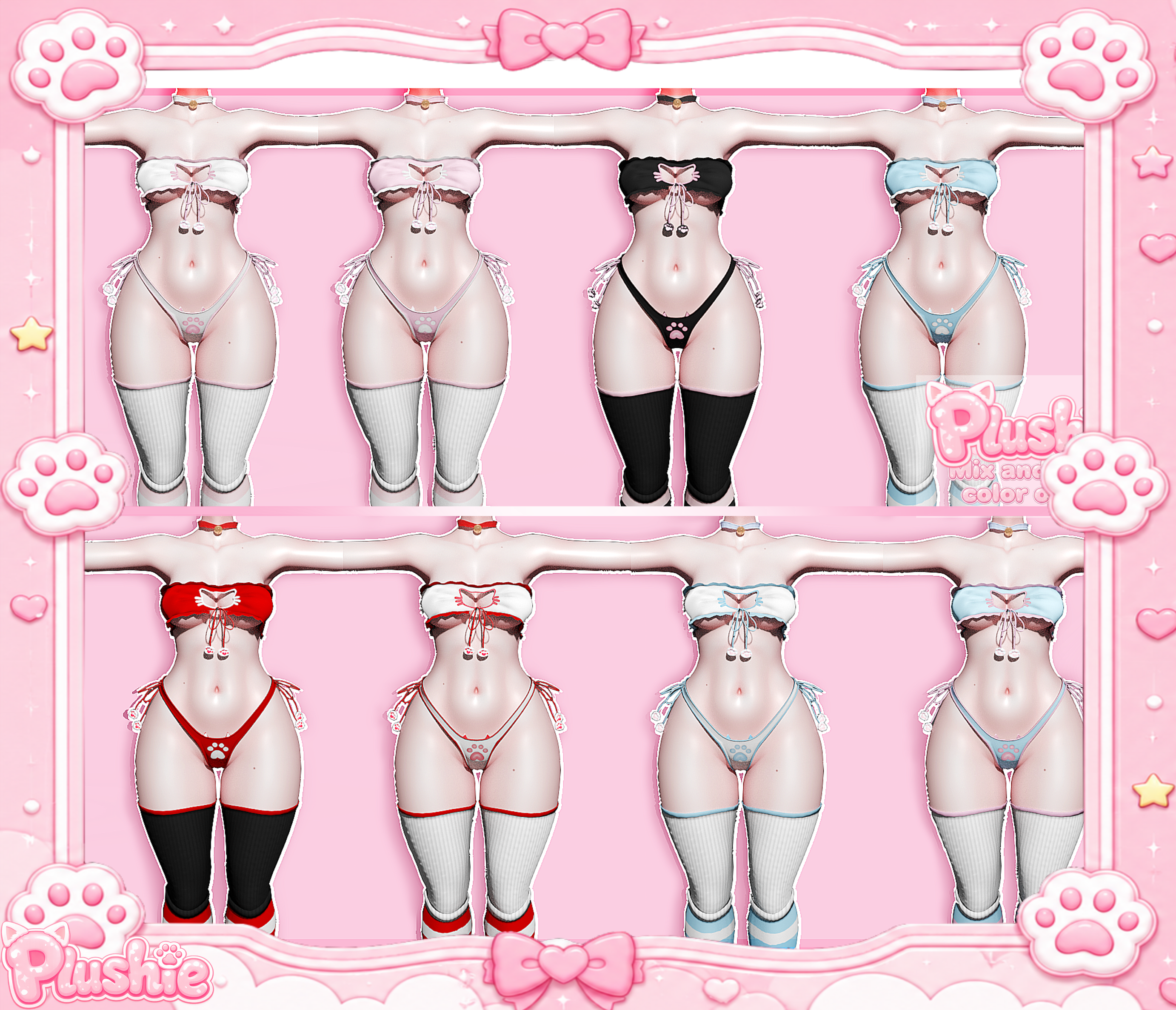 Neko Girly Outfit (E-Girl/Zinfit)