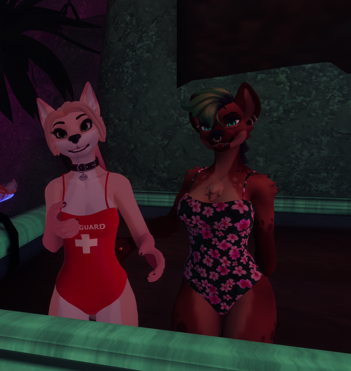 Winterpaw Fem Canine Swimsuits