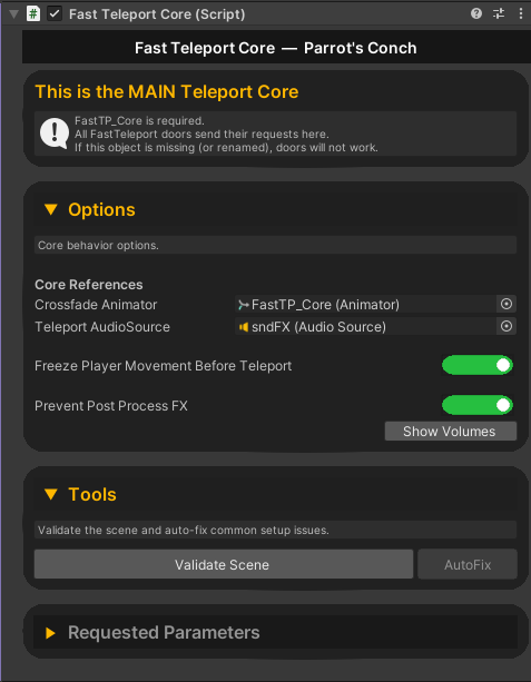 Fast Teleport - Advanced