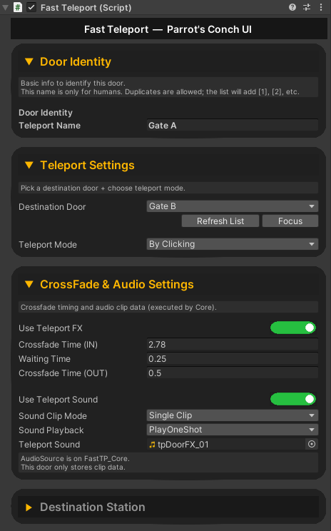 Fast Teleport - Advanced