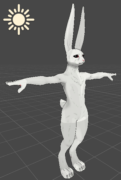 Stylized Fur Texture for Skye's Rabbit