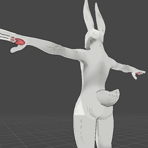 Stylized Fur Texture for Skye's Rabbit
