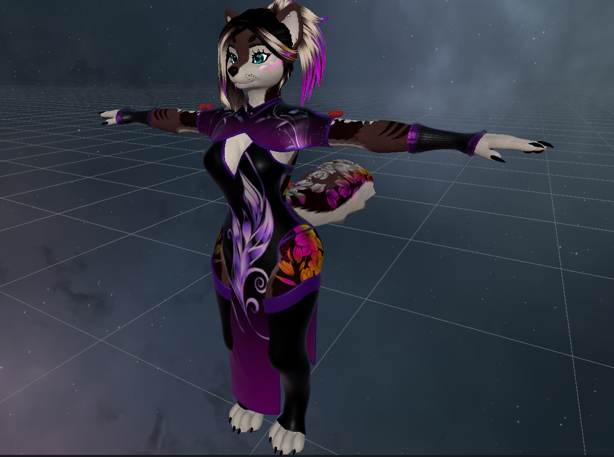 Starshine Dress for Meeko! VRC Fury Ready <3