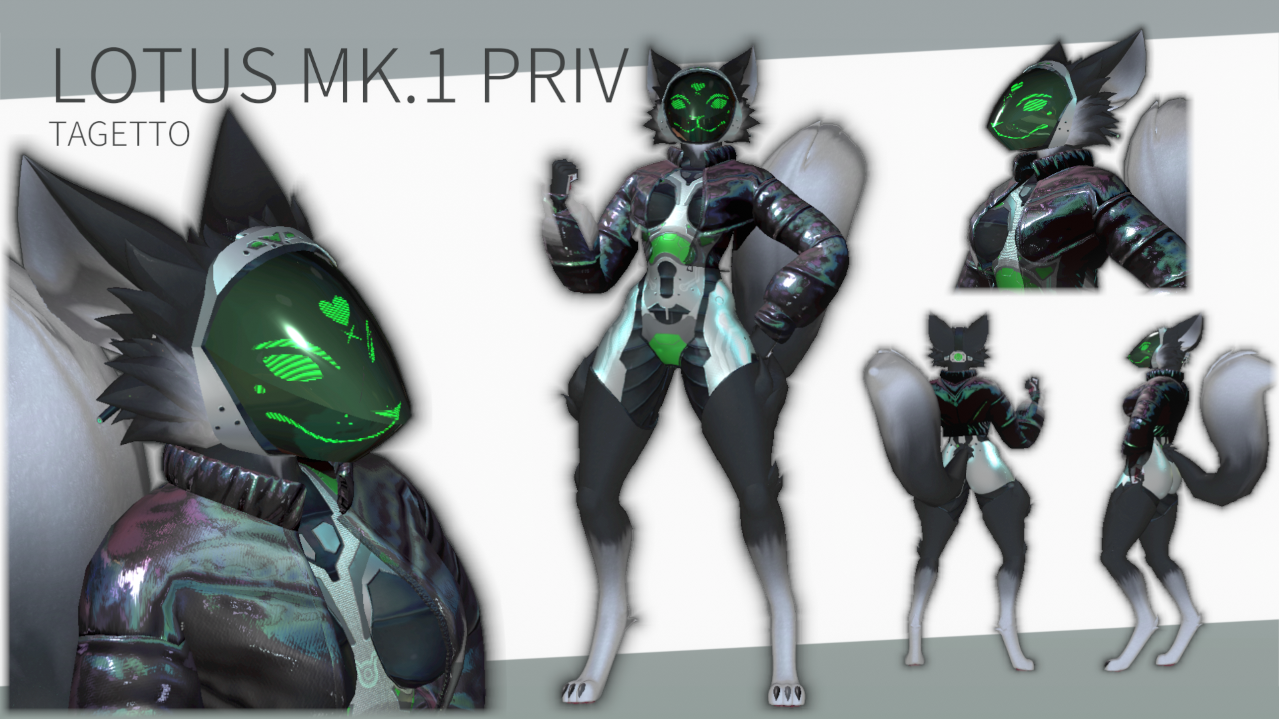 LOTUS MK.1: Aero & Ego - VRChat Avatar Base - PC & QUEST - UPDATE V1.1