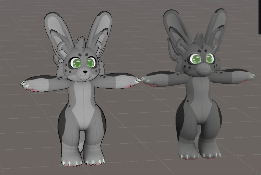 Toon Plush Base | VRChat Furry Avatar