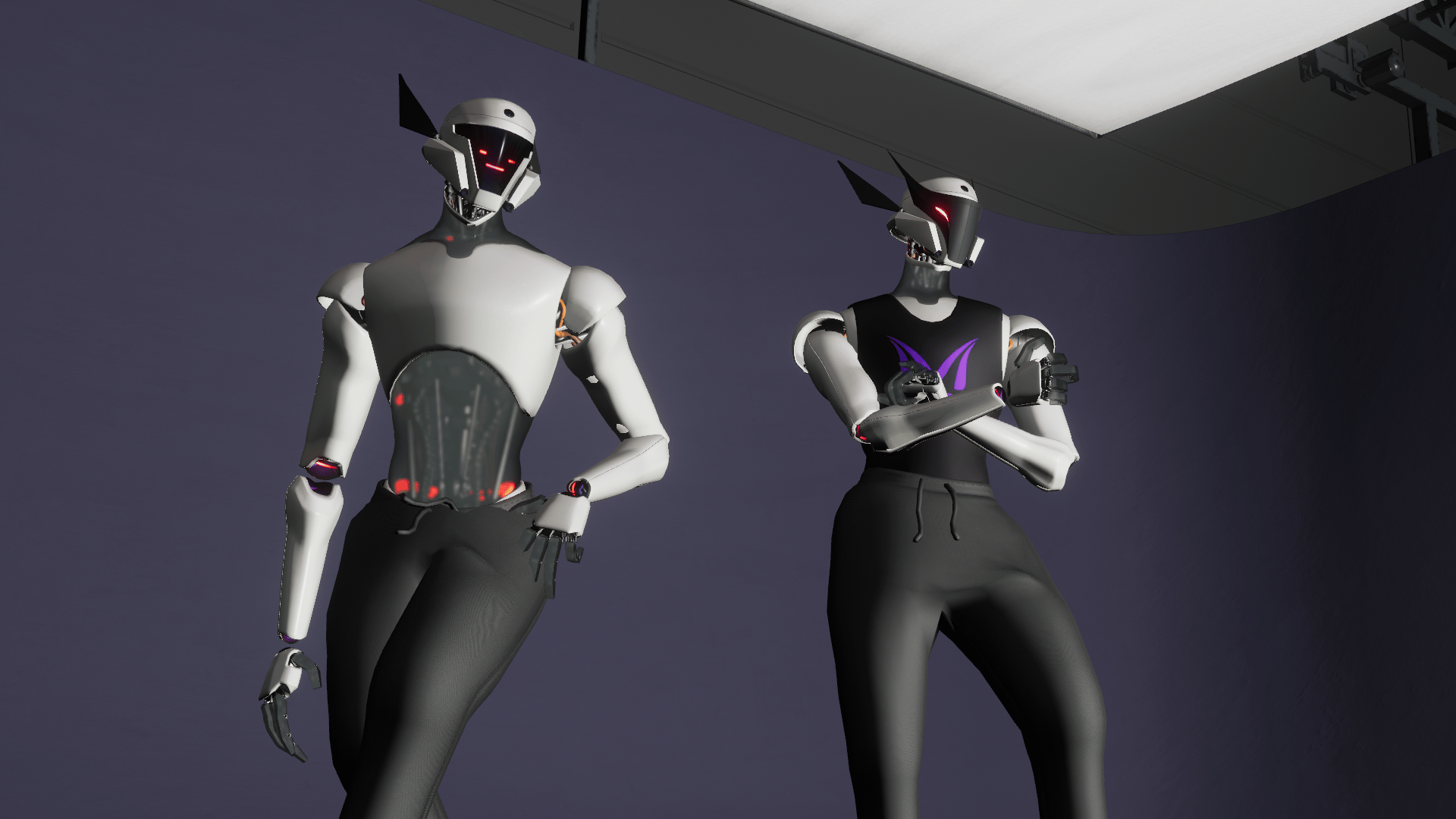 MERCIA M V2: Humanoid Robot - VRChat Avatar Base - PC & QUEST