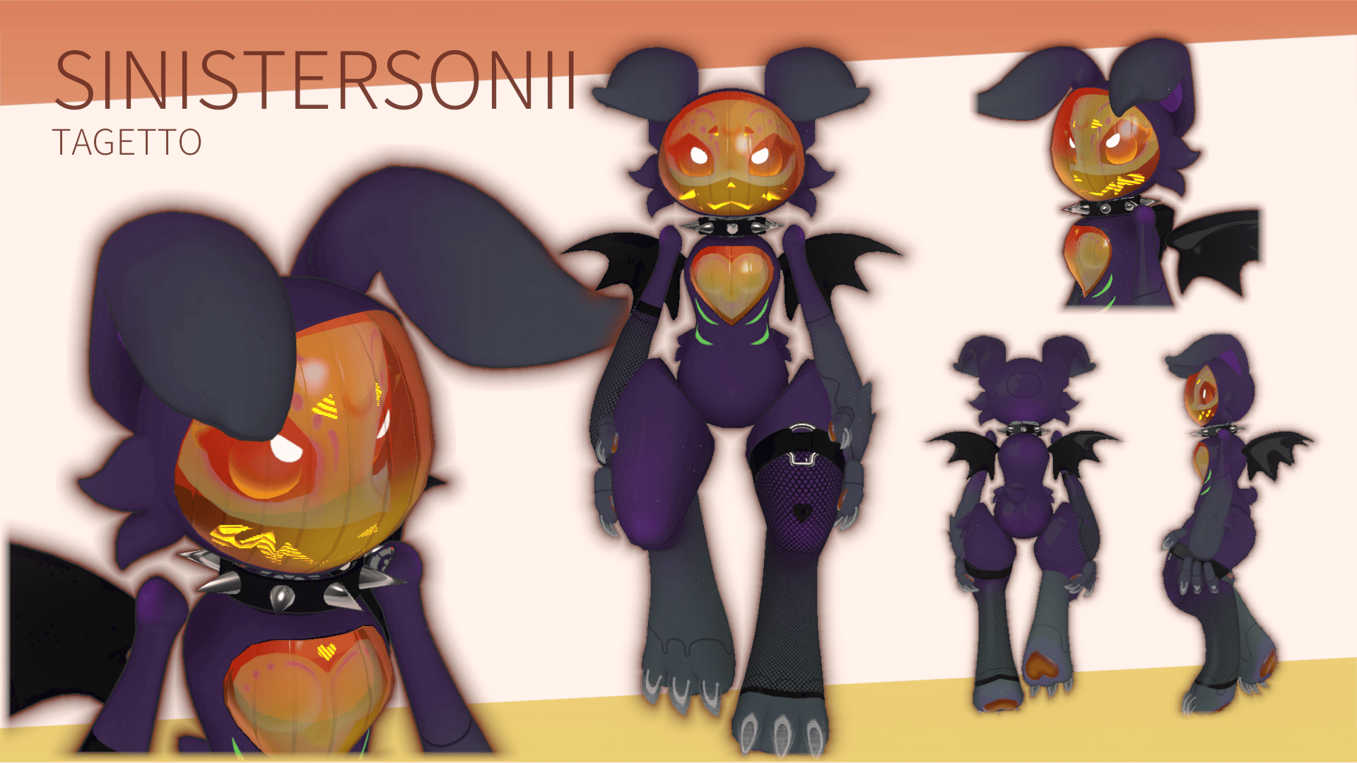 🎃 SINISTER SONII 🎃 | VRChat Avatar & DLC - PC & QUEST - Halloween 2026
