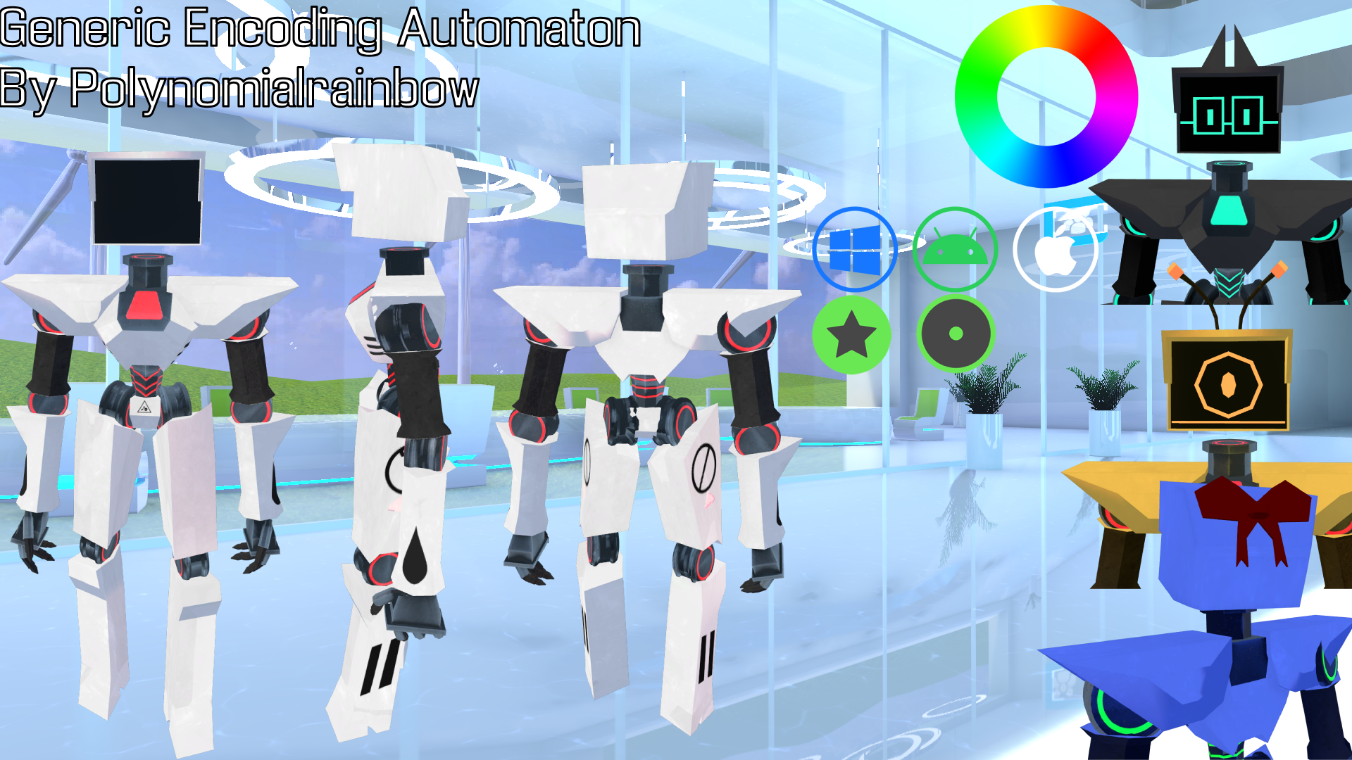 G.E.A / PC & QUEST ROBOT VRCHAT AVATAR