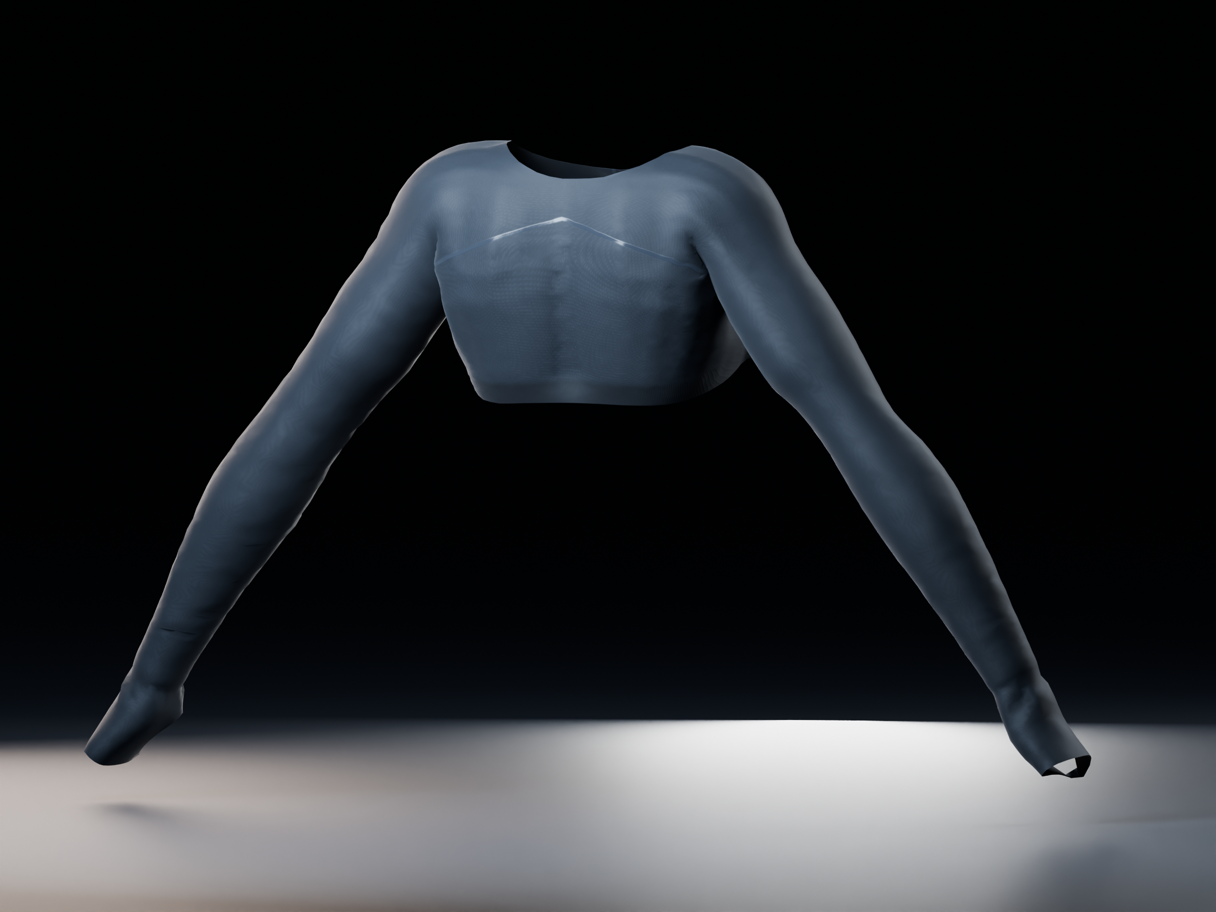 Sheer Sport Longsleeve Top for GodWhisper