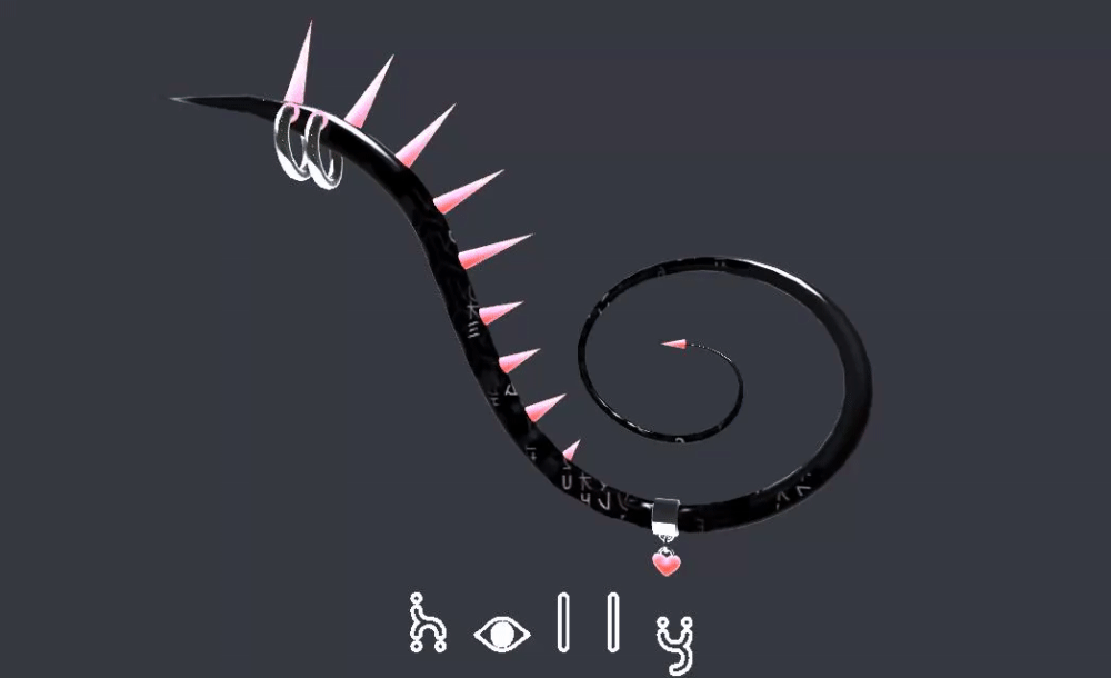 Holly's Chained Heart Tail v2