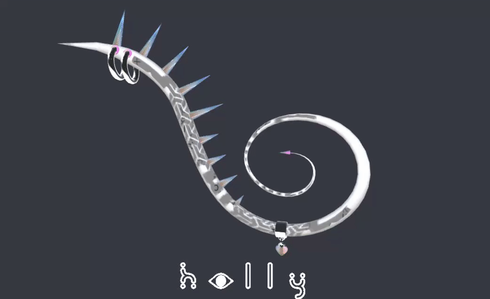 Holly's Chained Heart Tail v2