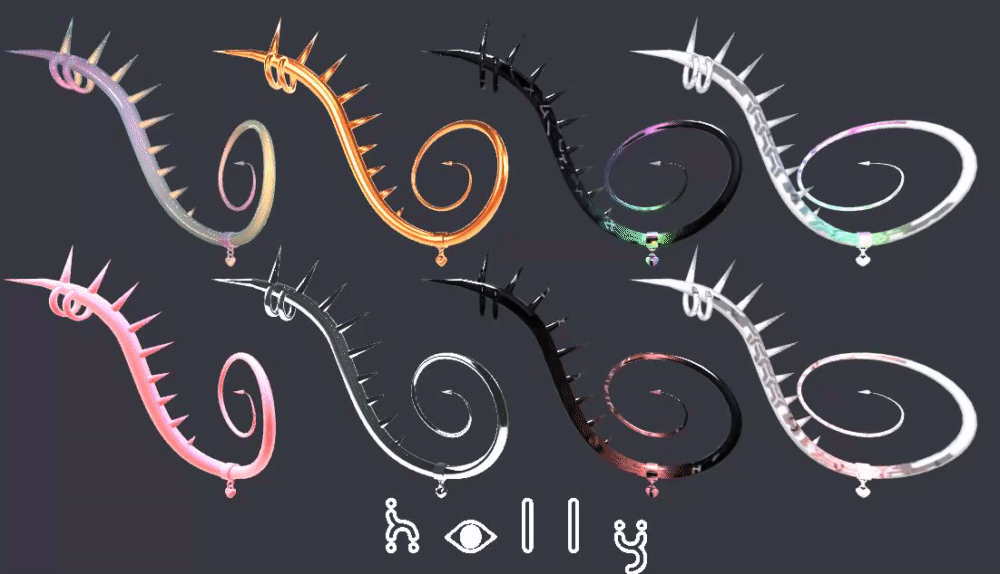 Holly's Chained Heart Tail v2