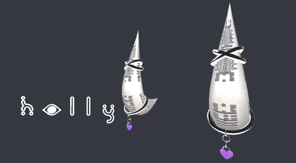 Holly's Chained Heart Horns v2