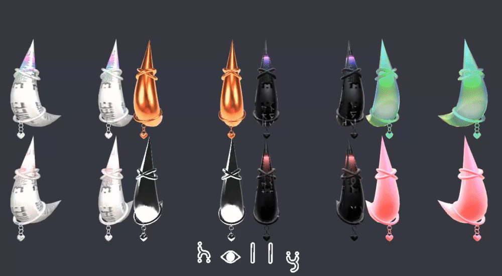 Holly's Chained Heart Horns v2