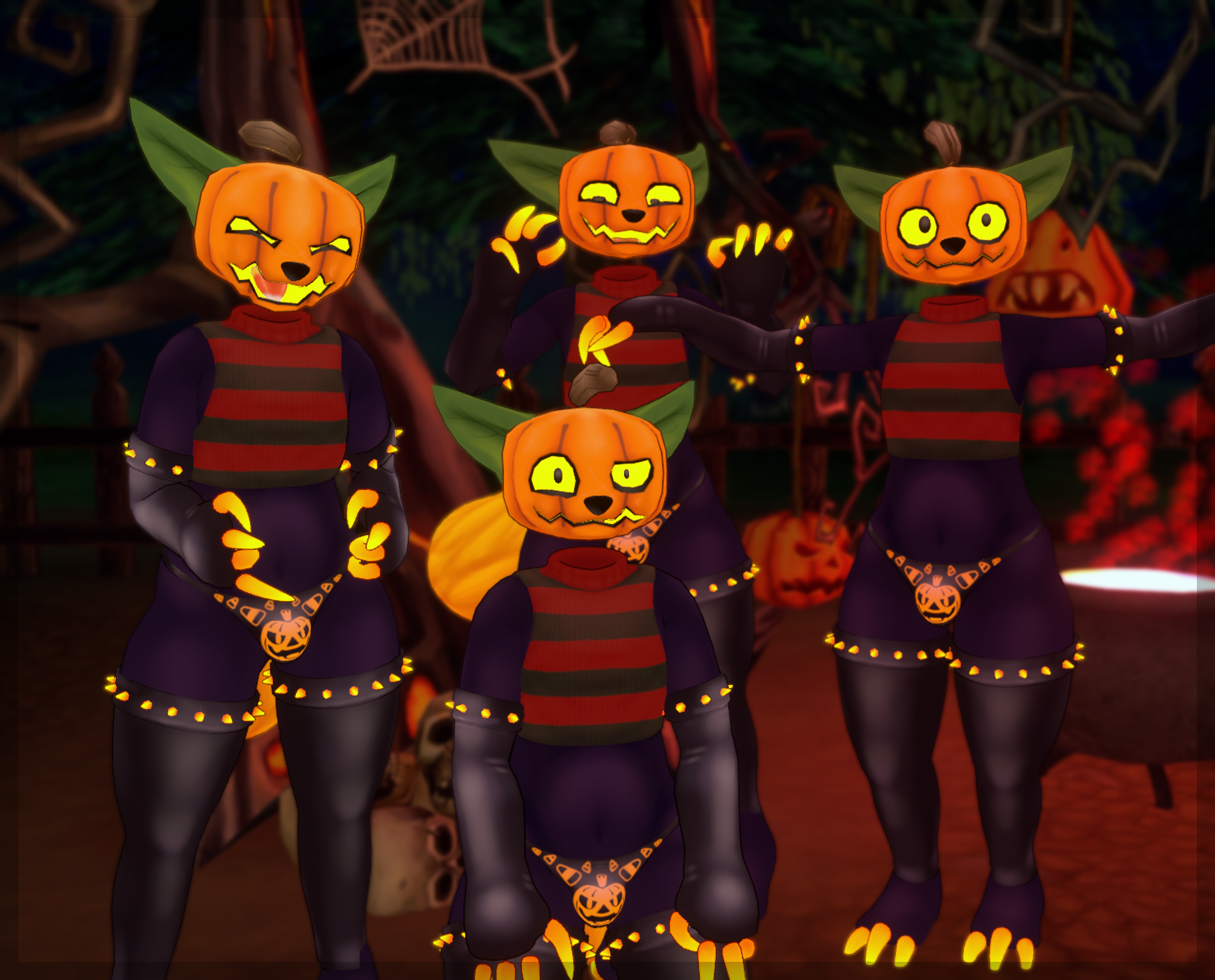 MojPoj's "Pumkin" Halloween 3.0 VRChat Avatar