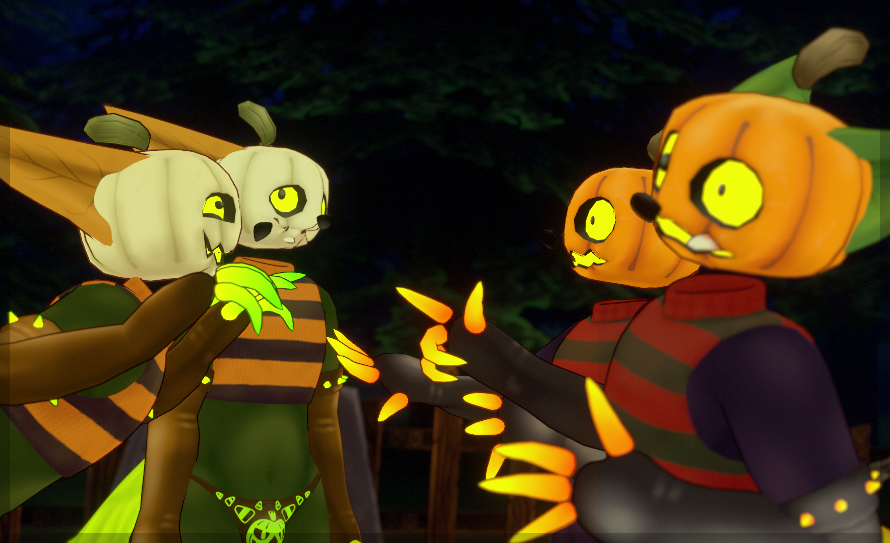 MojPoj's "Pumkin" Halloween 3.0 VRChat Avatar