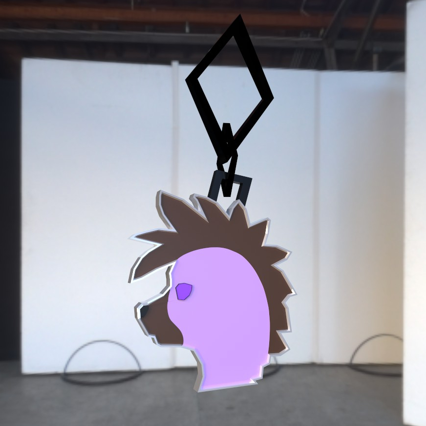 3D Hyenid Keychain
