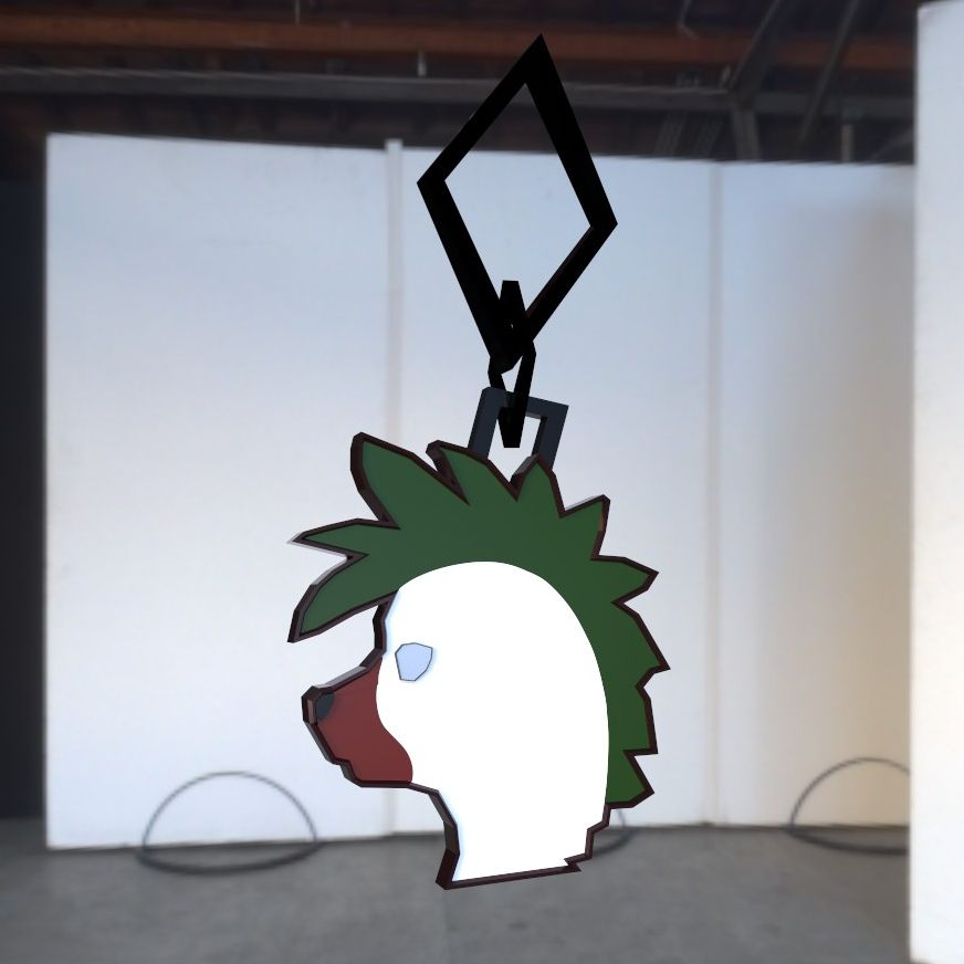 3D Hyenid Keychain