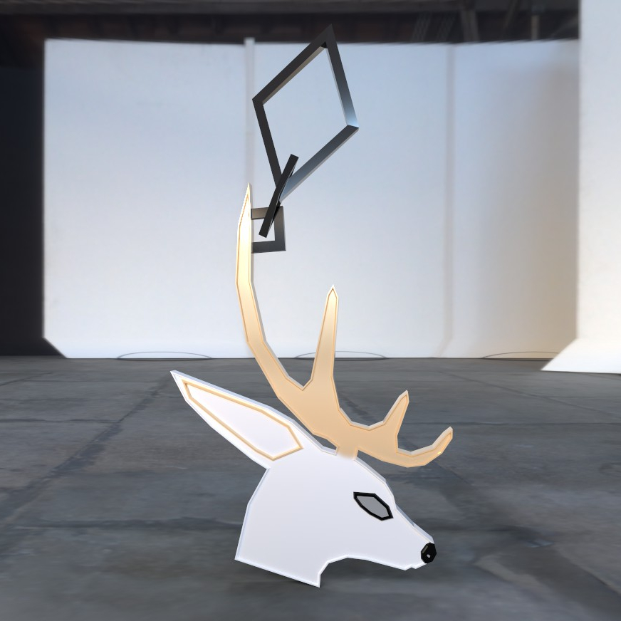 3D Deer Keychain