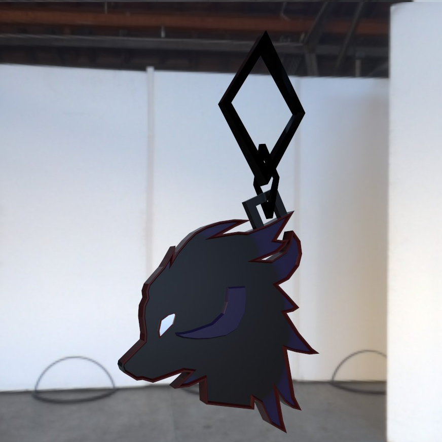 3D Wickerbeast Keychain
