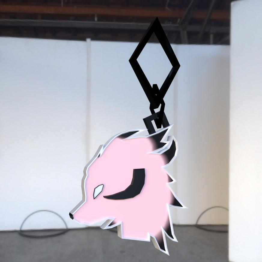3D Wickerbeast Keychain