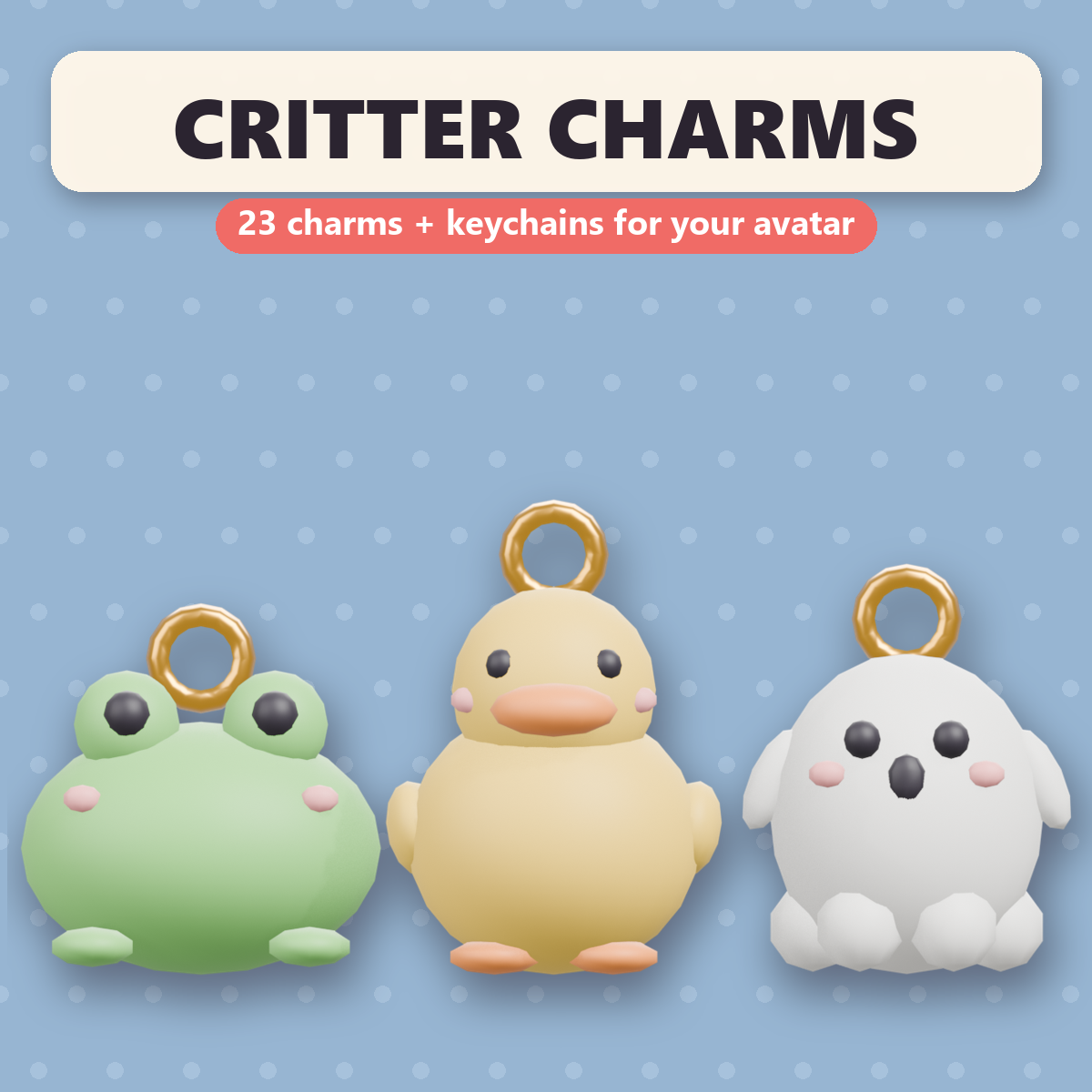 Critter Charms Avatar Charm & Keychain Pack (PC + Quest)