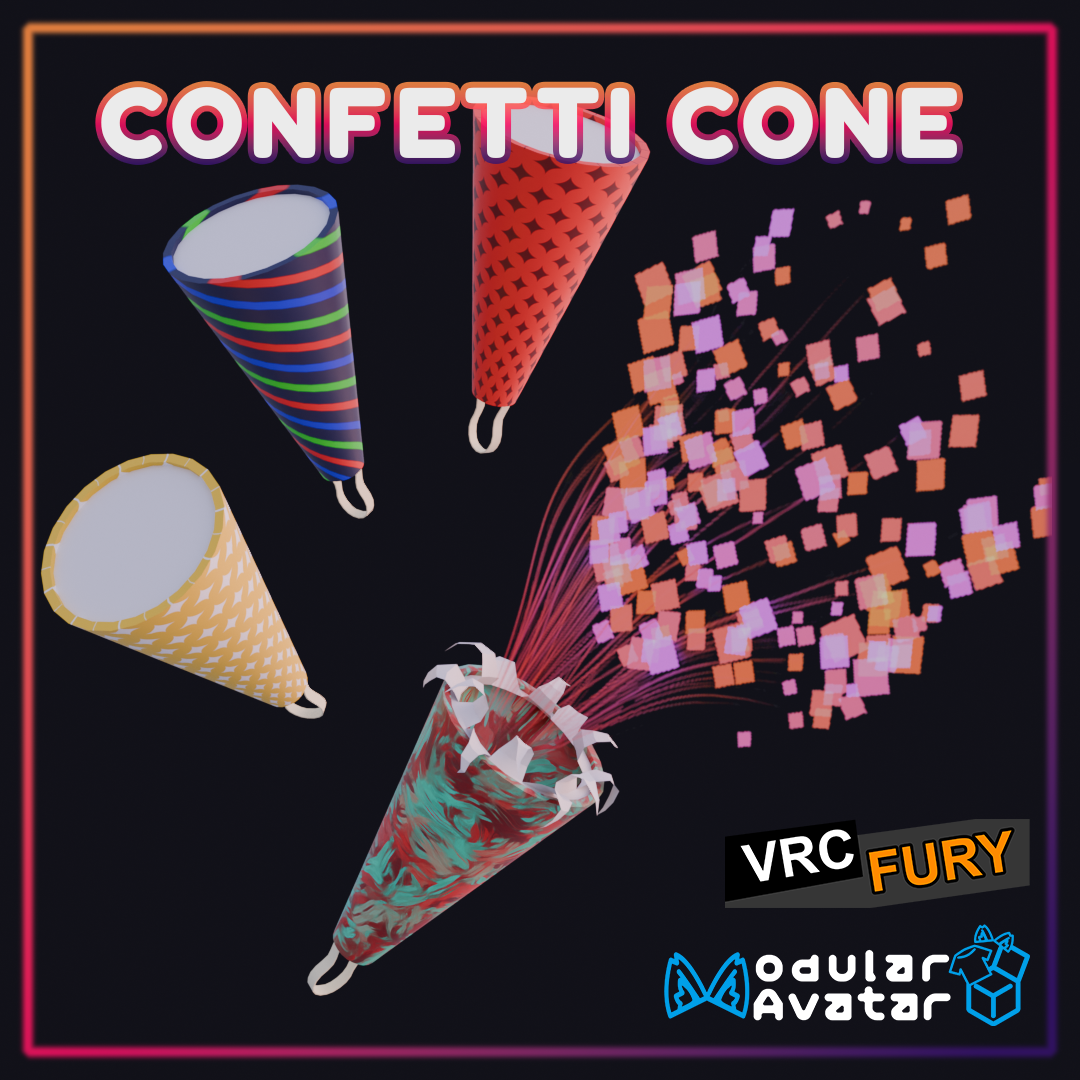 VRChat Confetti Cone