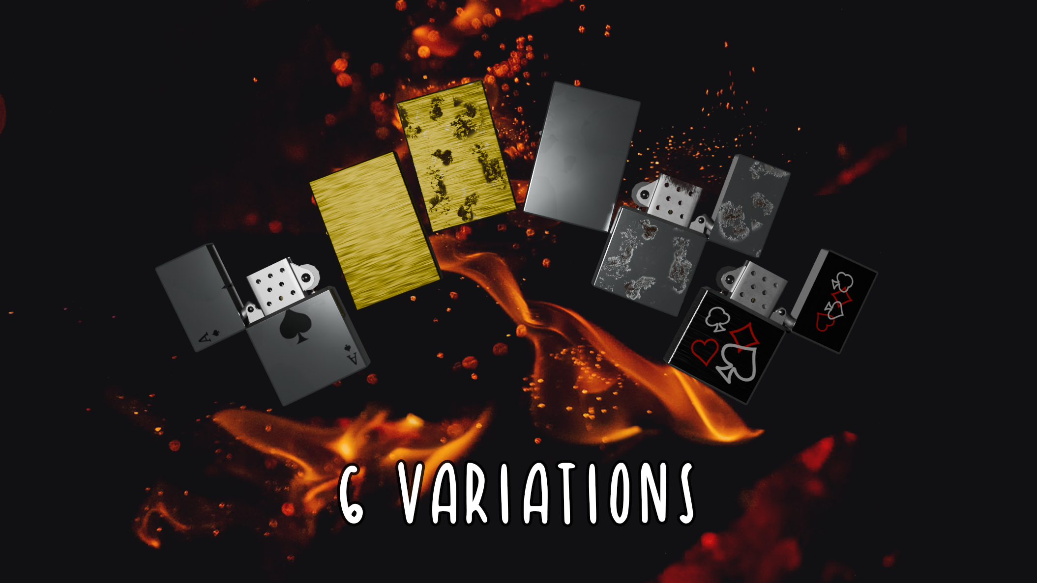 VRChat Spooky Zippo Lighter - Interactive, Stylized & Dynamic Light System