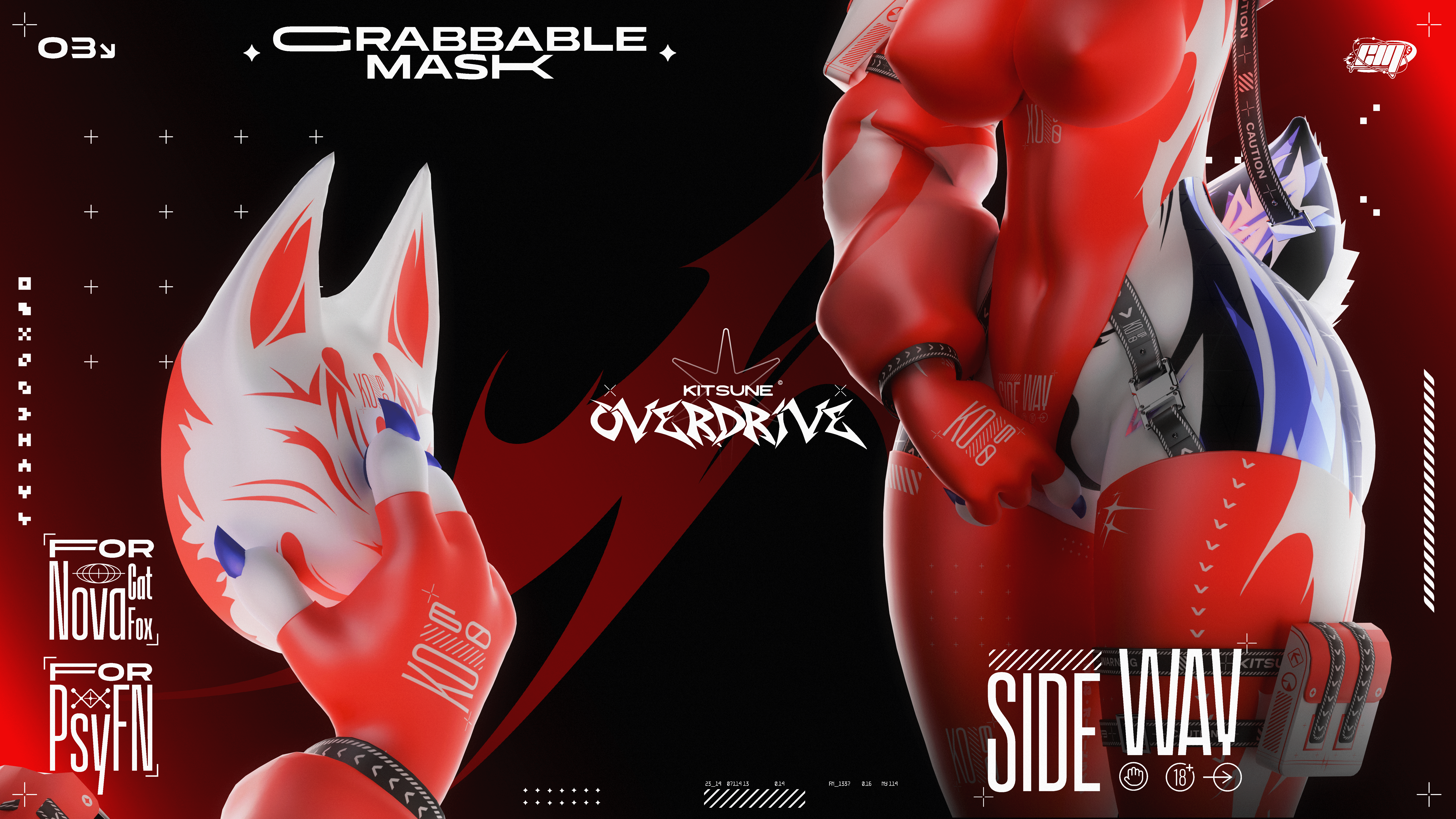 Kitsune Overdrive (KO-09) || Outfit for PsyFN | NovaFox | NovaCat