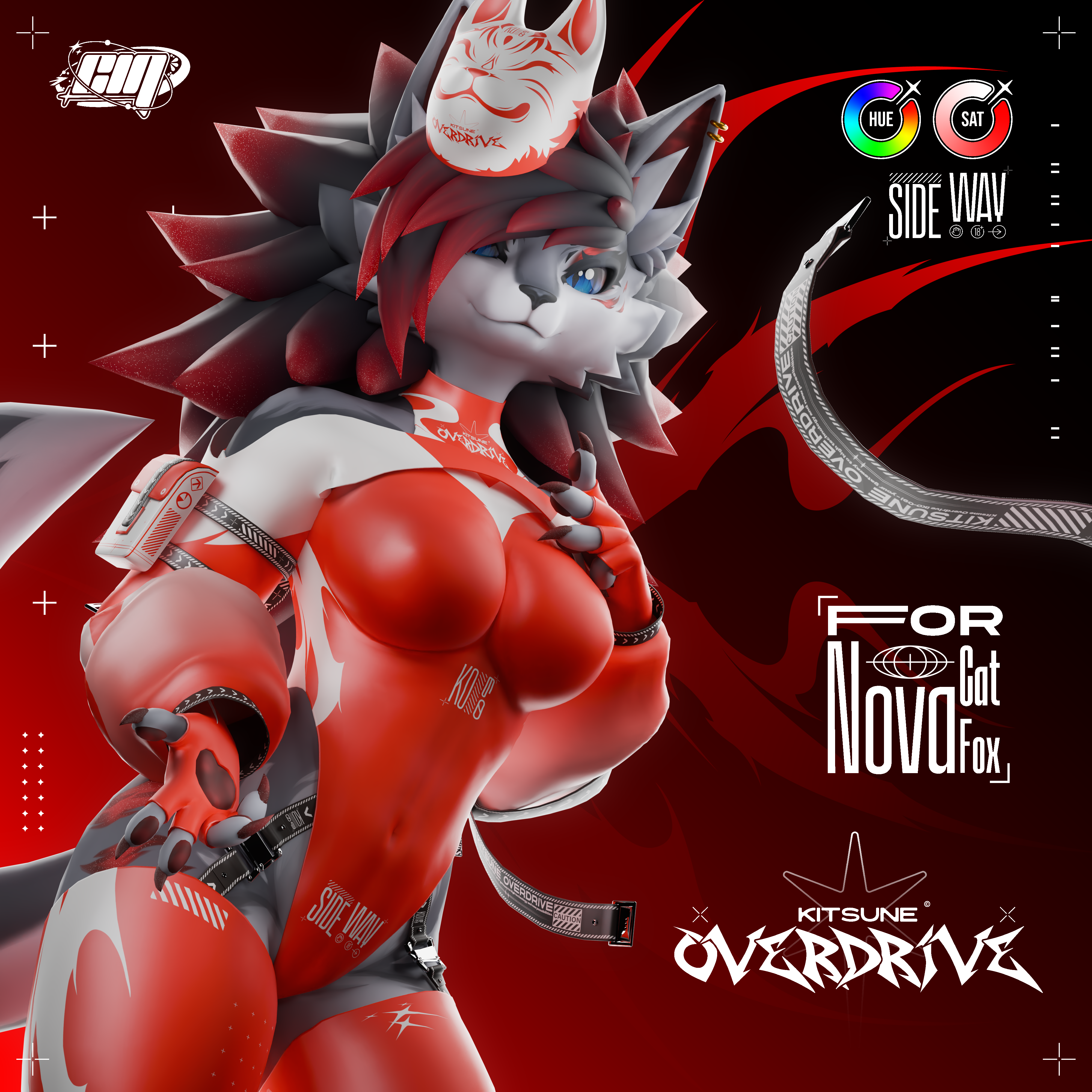 Kitsune Overdrive (KO-09)  ||  Outfit for PsyFN | NovaFox | NovaCat