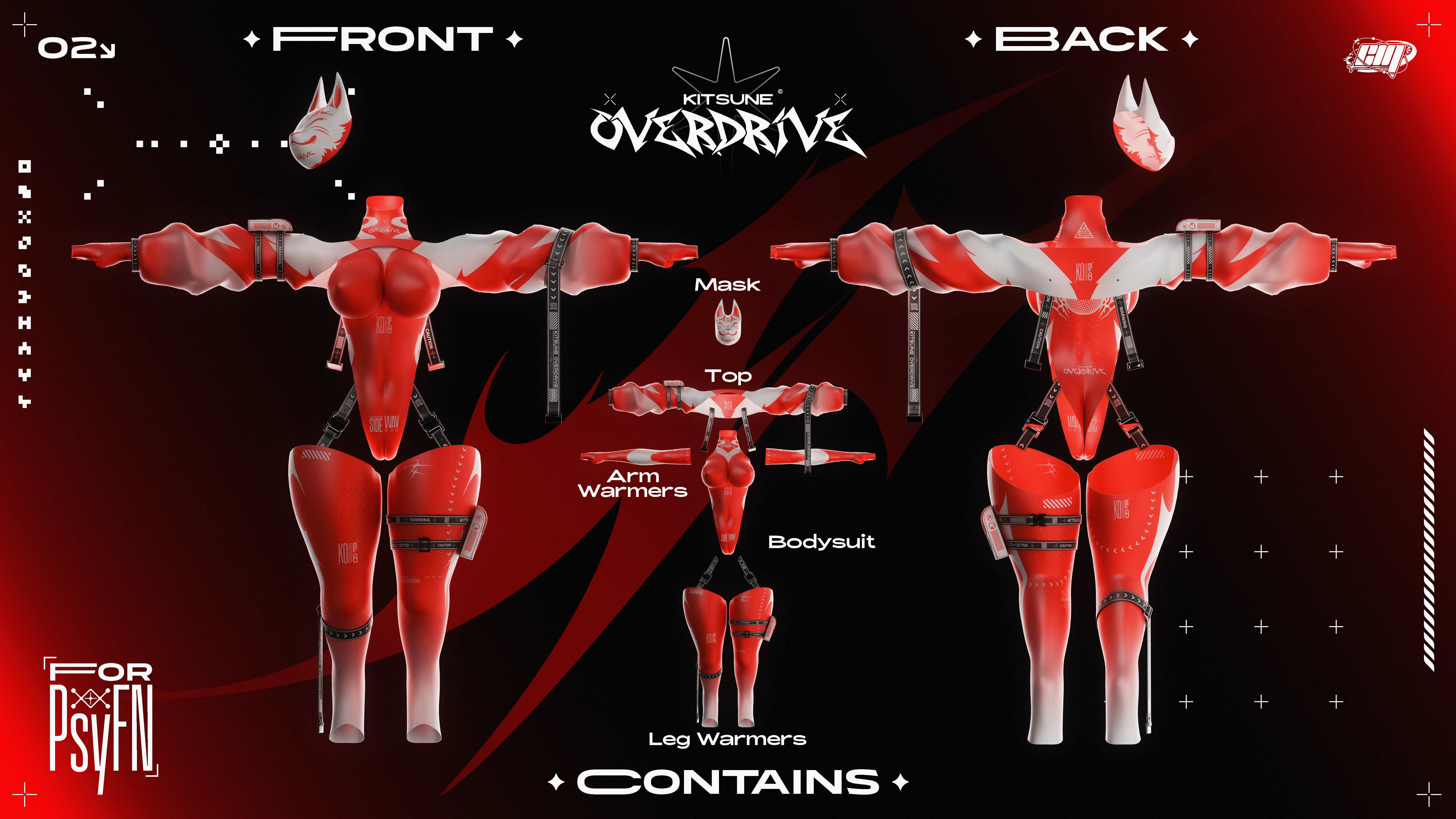 Kitsune Overdrive (KO-09) | Outfit for PsyFN