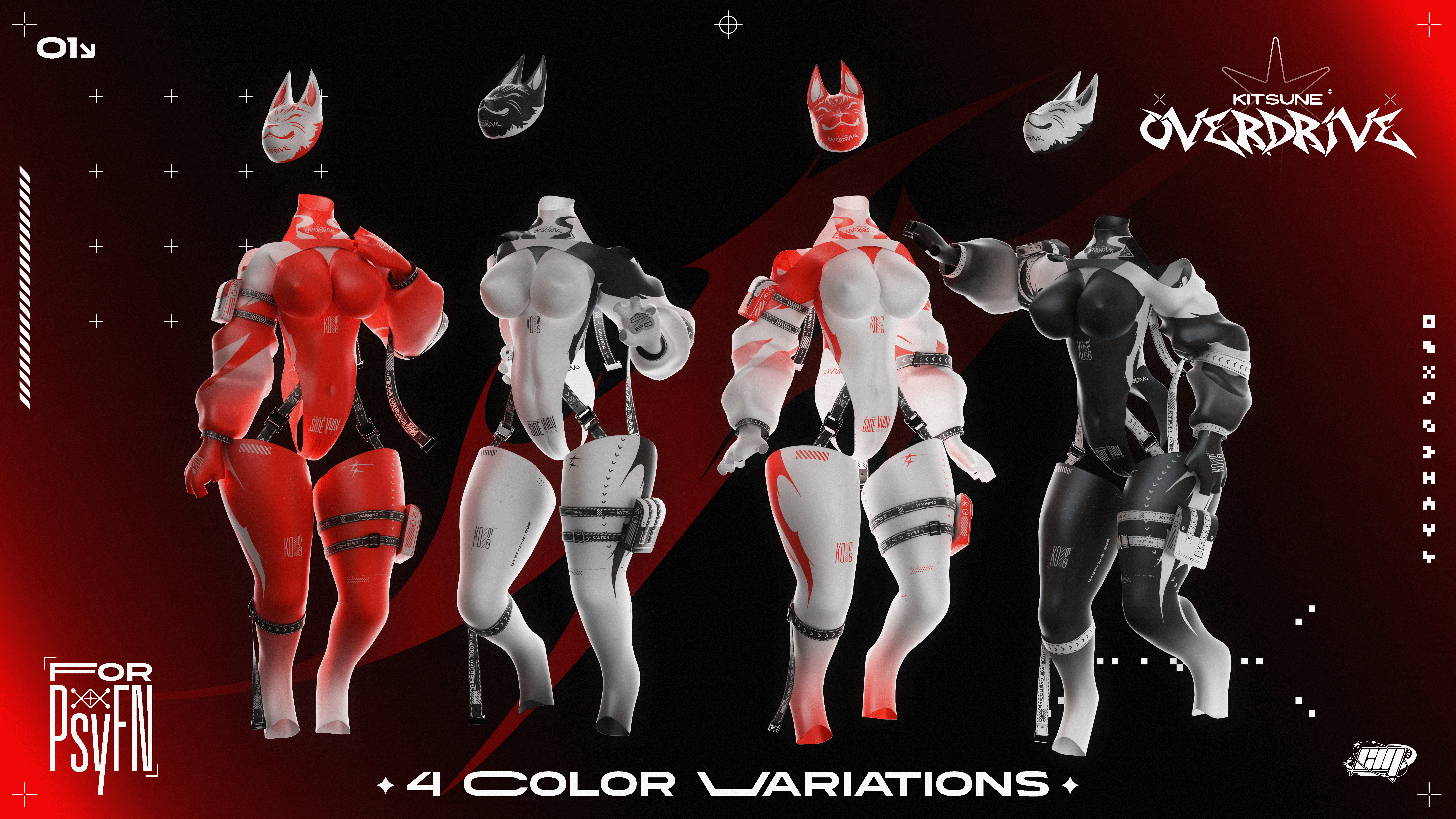 Kitsune Overdrive (KO-09) | Outfit for PsyFN