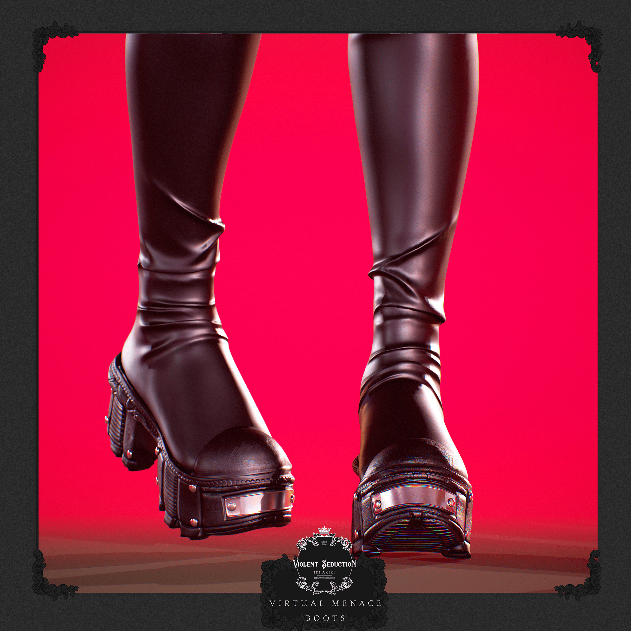 Virtual Menace Boots EGirl