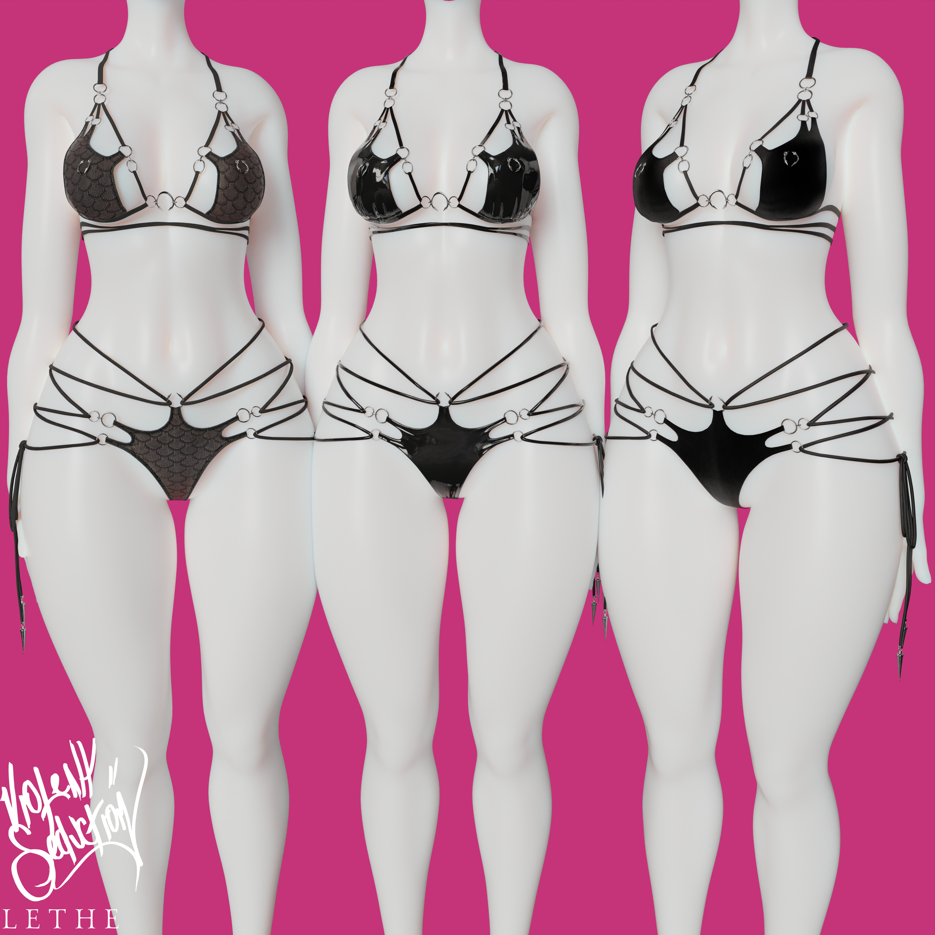 Lethe Egirl Bikini Set