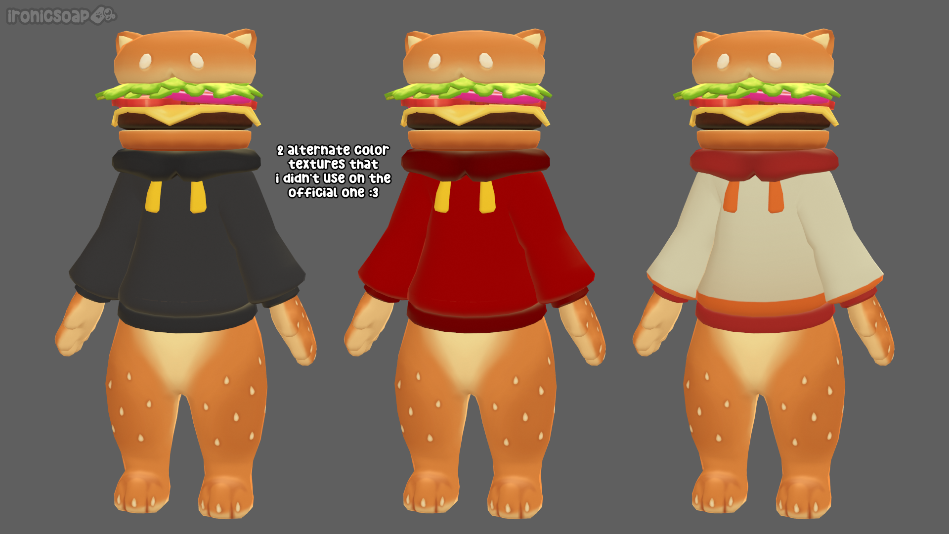 Burger Cat (VRChat Avatar)