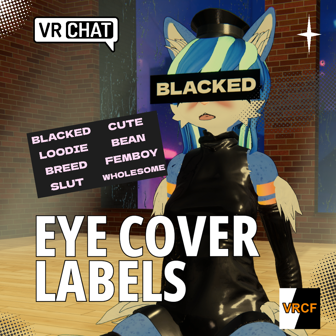Eye Cover Label - VRChat, VRCFury