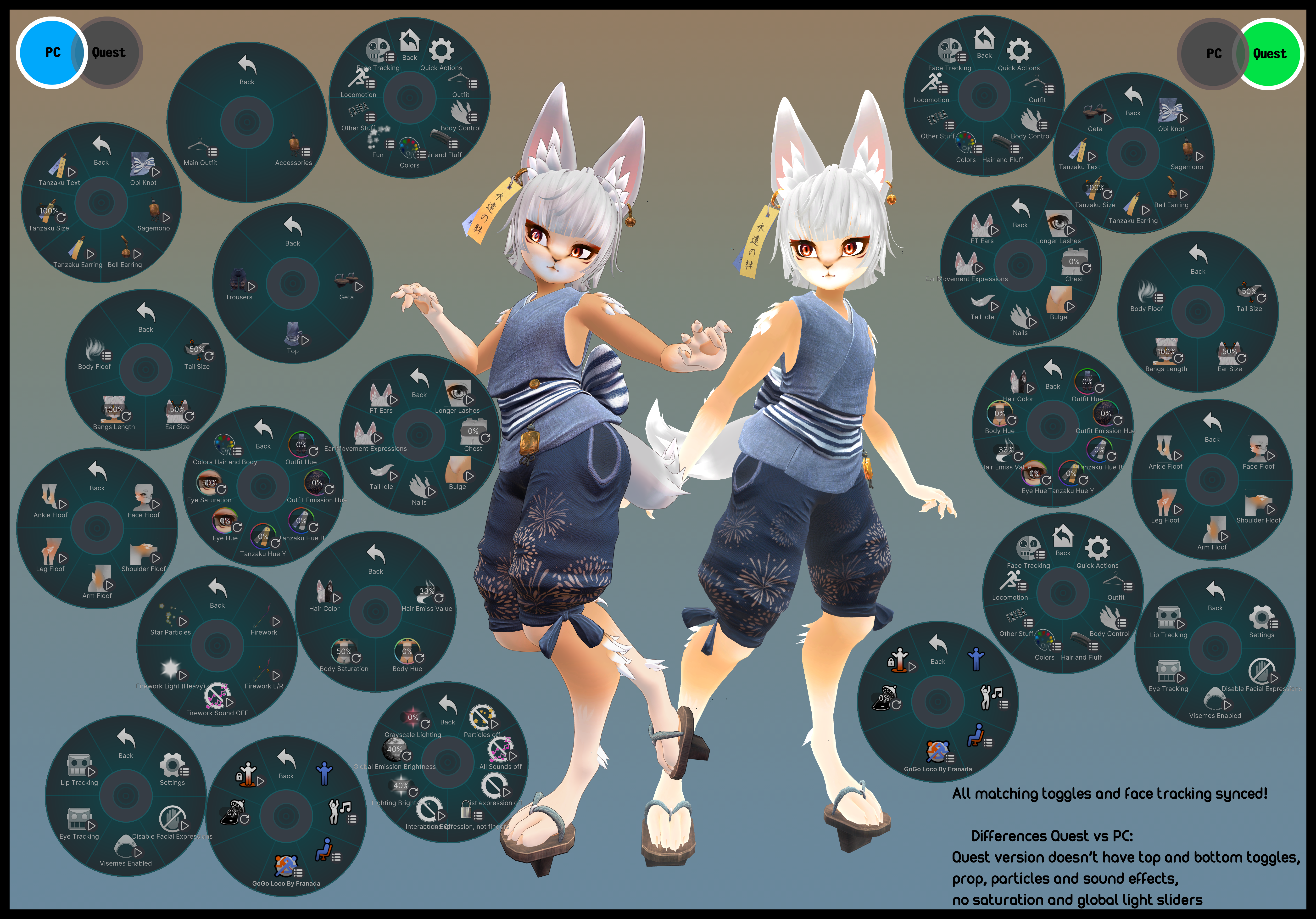 Kajo (PC + Quest Optimized, VRCFT)