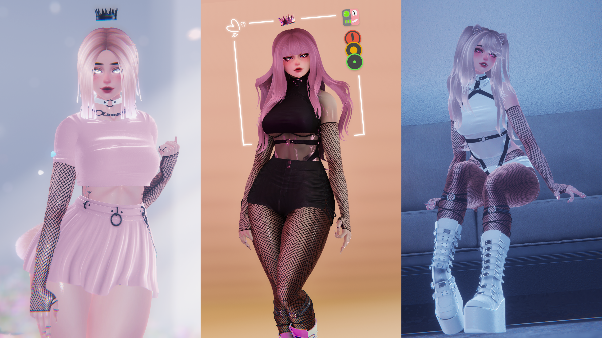 Selina | VRChat | Face Tracking & GoGo Loco & SPS | Optimized FBT Raccoon Avatar