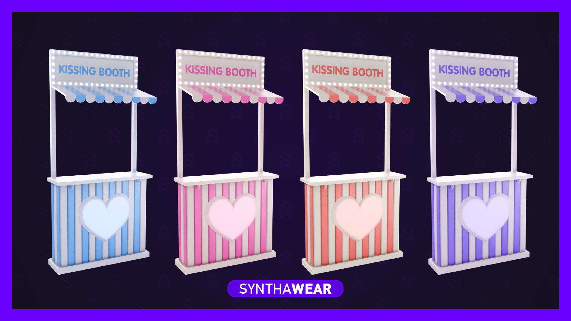 Kissing Booth | VRChat Avatar Asset
