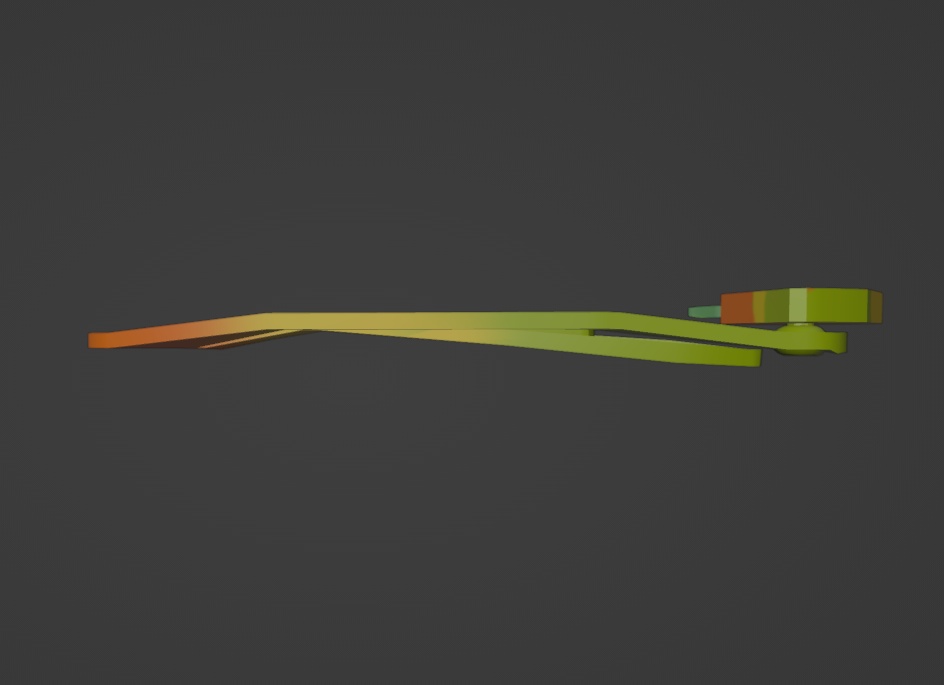 Pastel Mango Hairpin