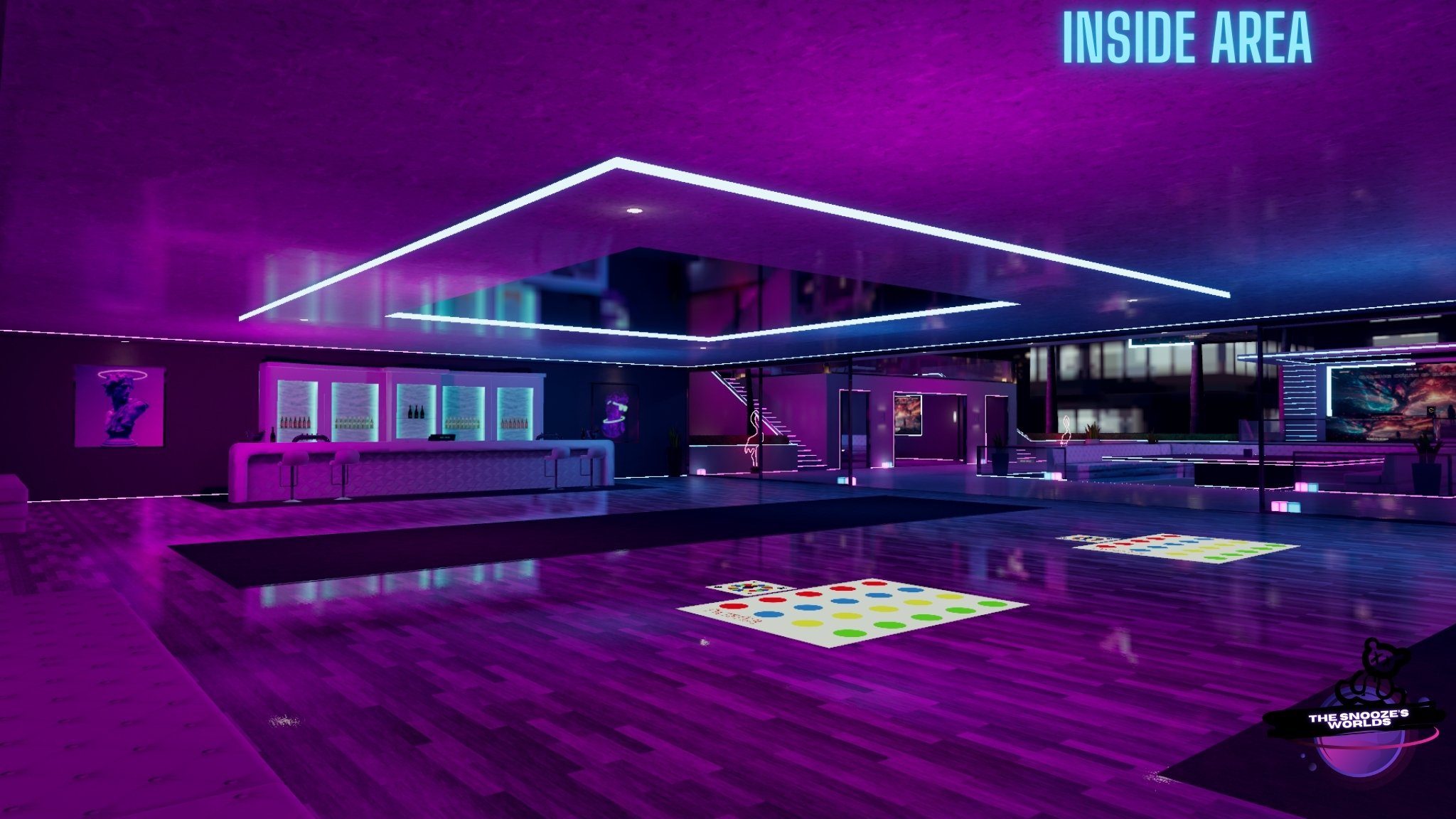'Cheers: Neon Nights LITE' VRCHAT WORLD (PC & Quest)