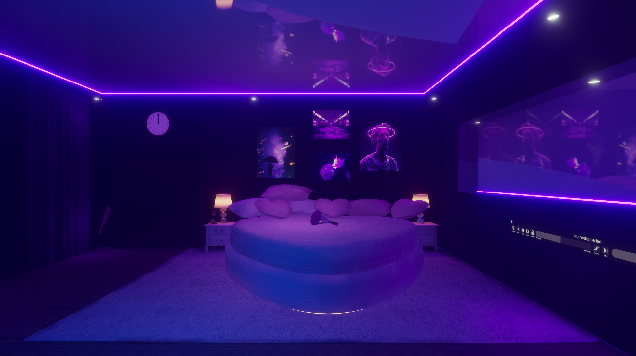 'Violet Nights' - VRCHAT WORLD (PC & QUEST)