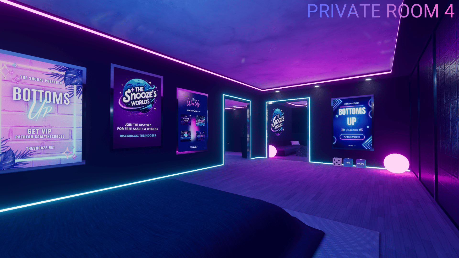 'Bottoms Up: Drinking & Games' VRCHAT WORLD (PC & QUEST)