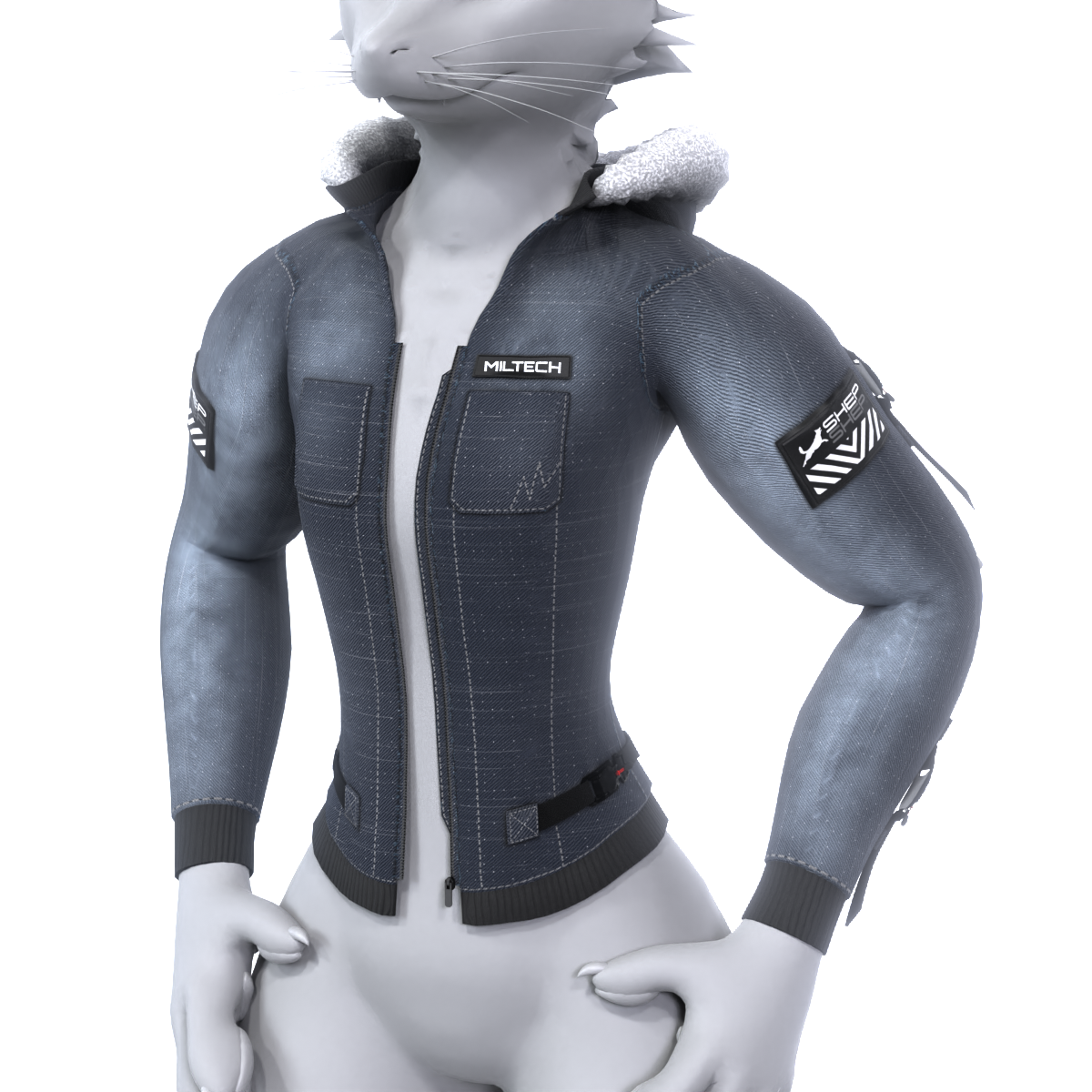 Tech Wear Jacket for Rexouium