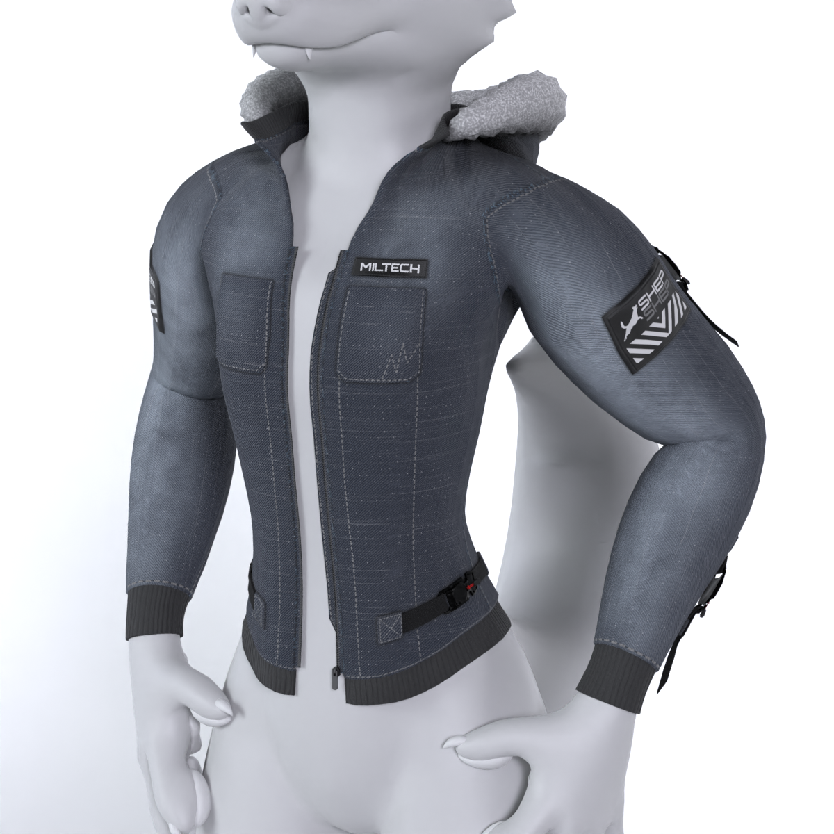 Tech Wear Jacket for Canis Woof
