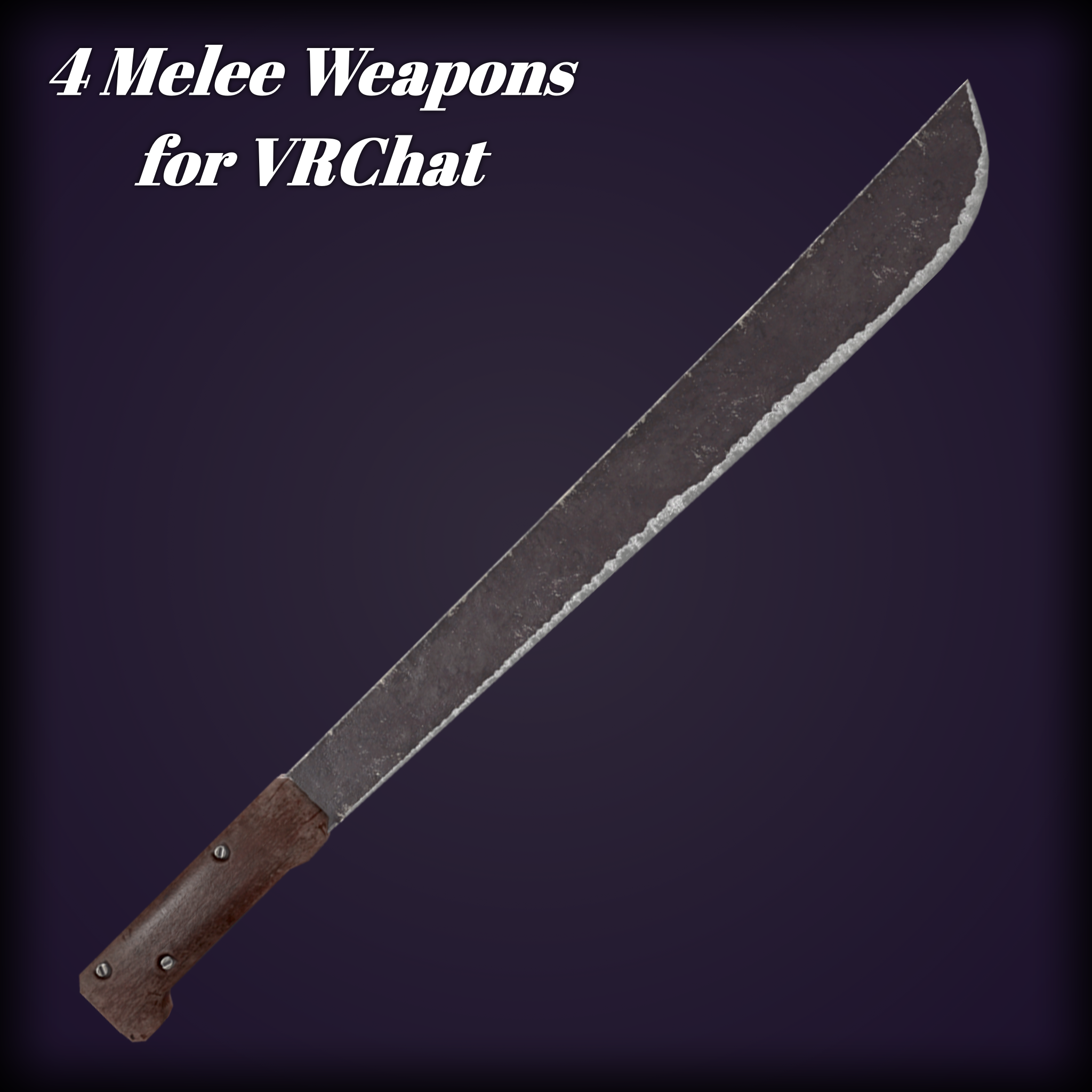 Melee Weapon Set with Sounds for VRChat