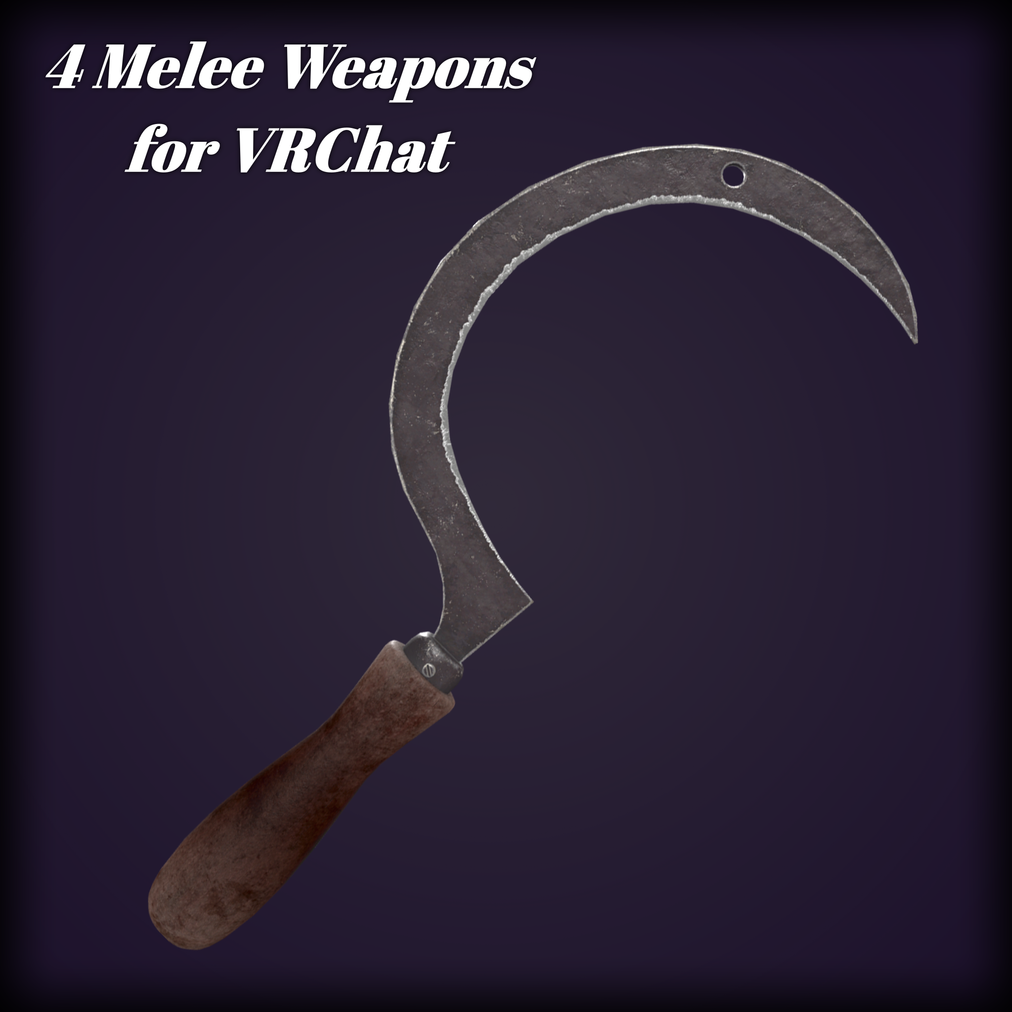 Melee Weapon Set with Sounds for VRChat