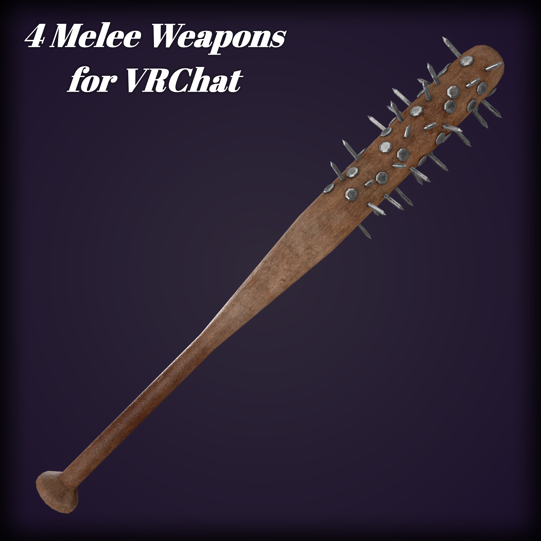 Melee Weapon Set with Sounds for VRChat