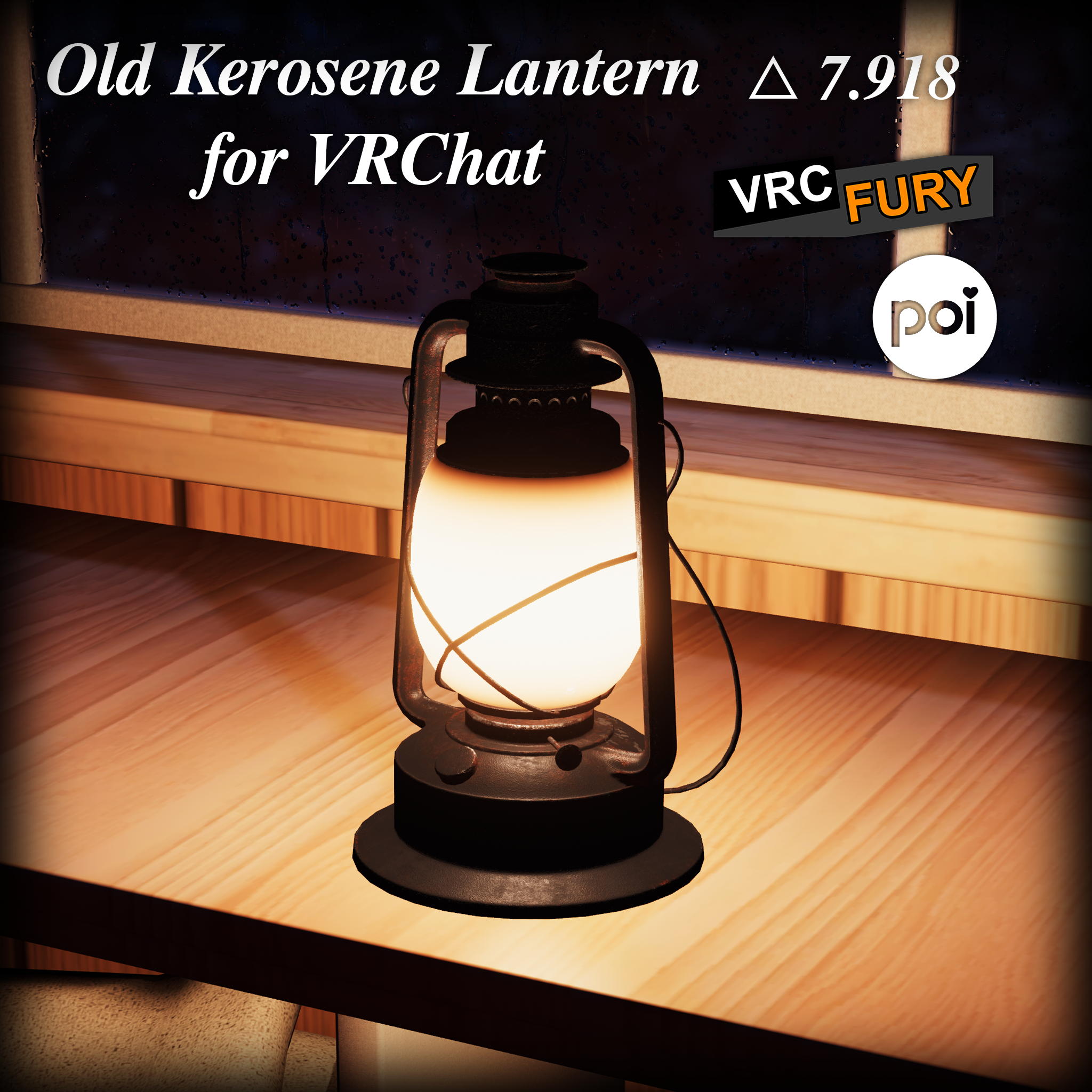 Old Kerosene Lantern for VRChat